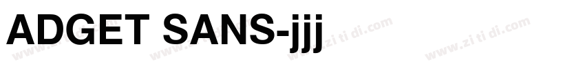 ADGET SANS字体转换